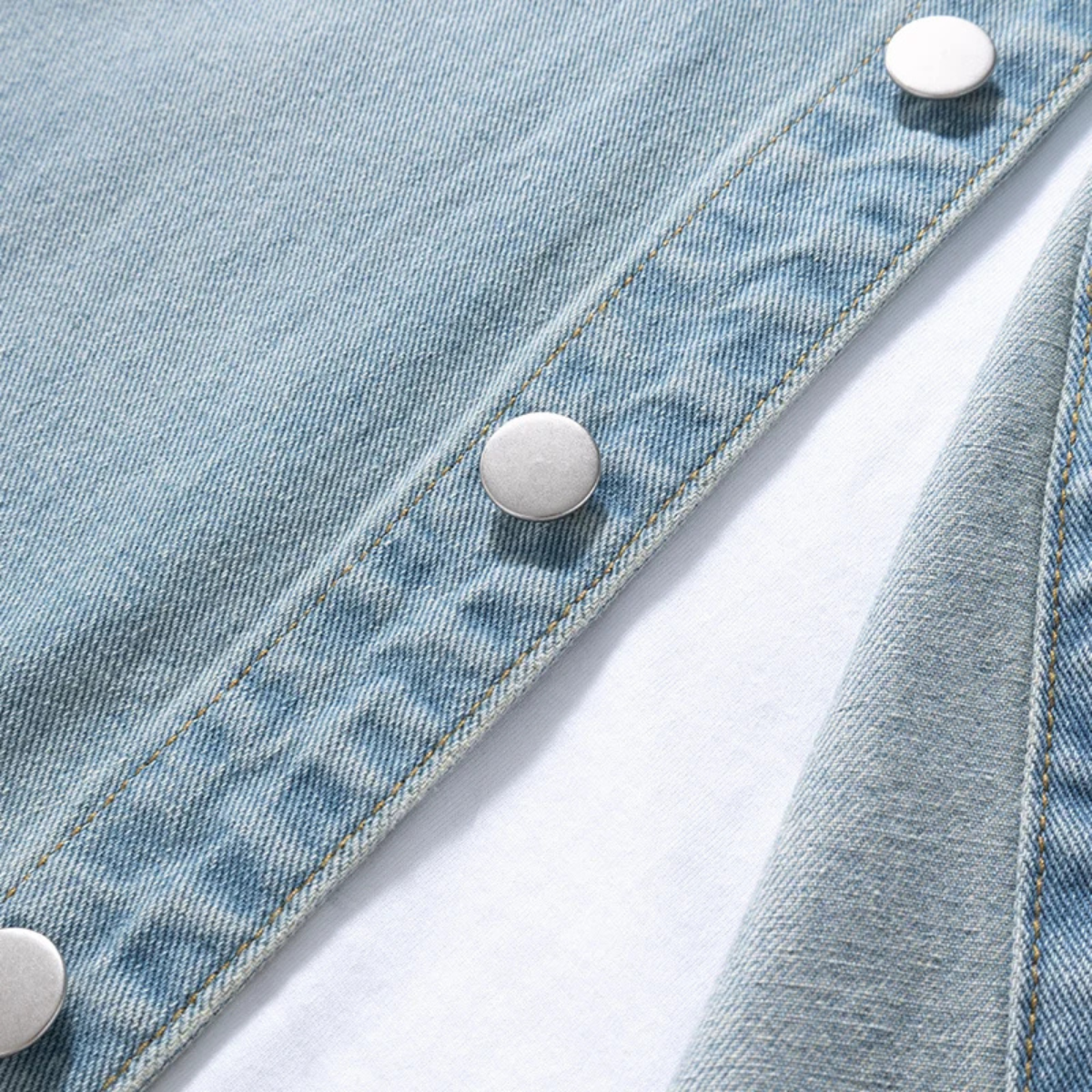Mens Vintage Denim Smart Shirt
