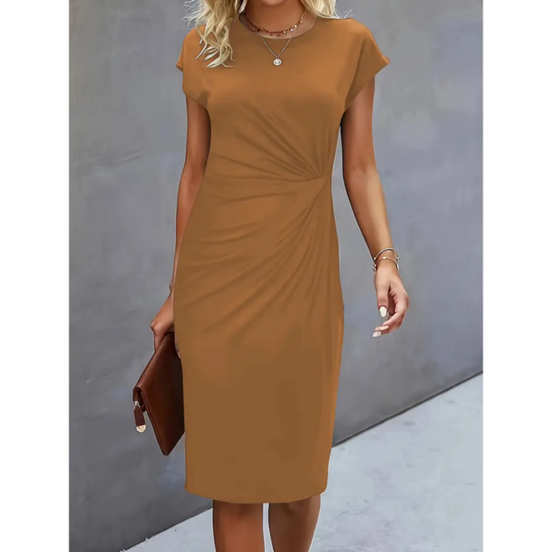 Fitted Ruffled Mini Dress