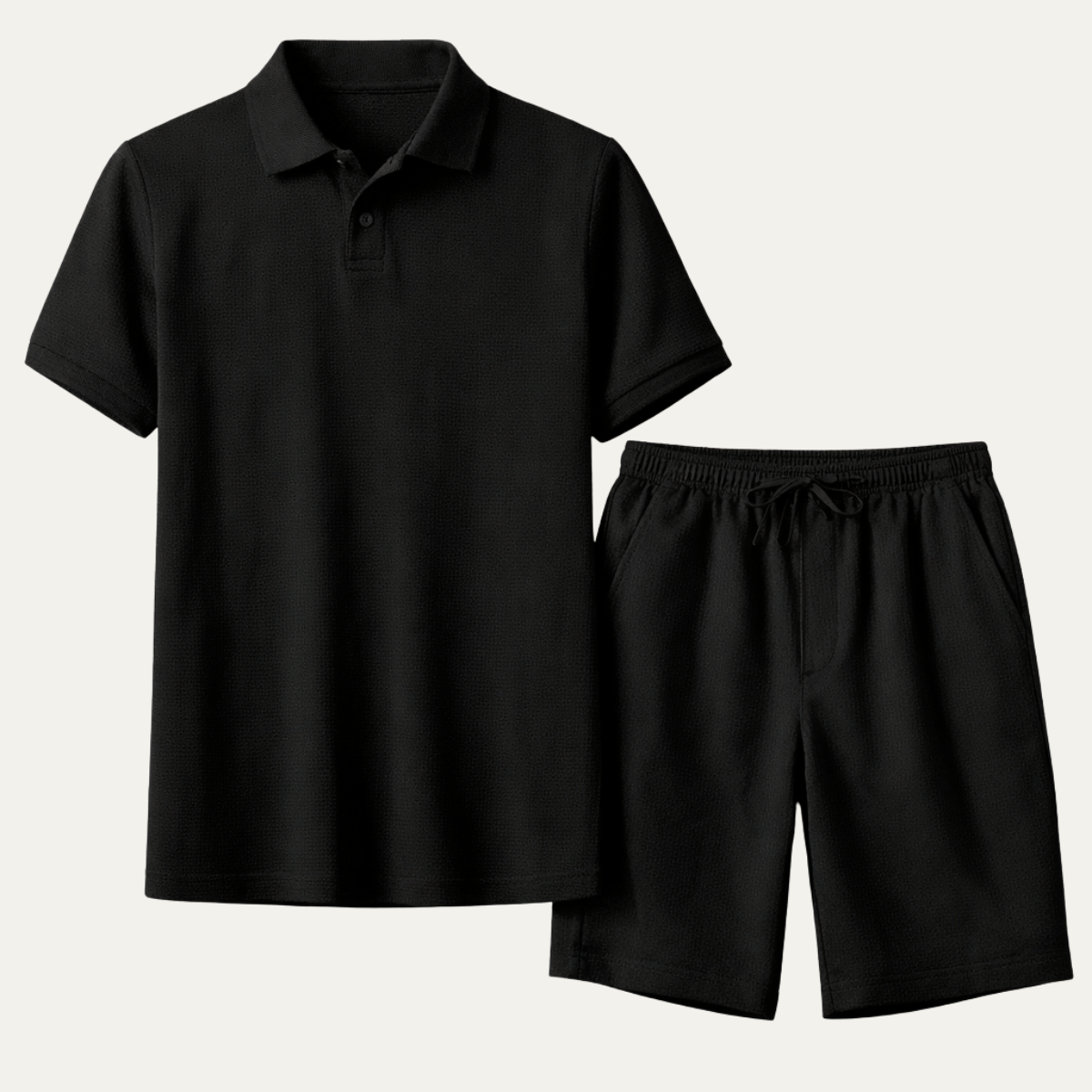 Men's Casual Shirt And Shorts Set - VibreMode