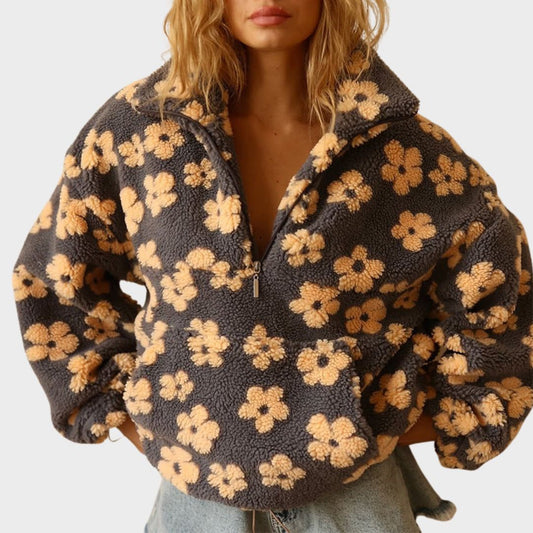 Cozy Crew Neck Pullover Sweater - VibreMode