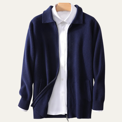 Men's Soft Wool Knit Cardigan Sweater