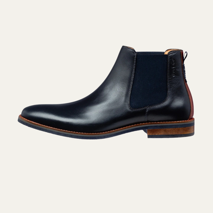 Men's Leather Chelsea Boots Cognac