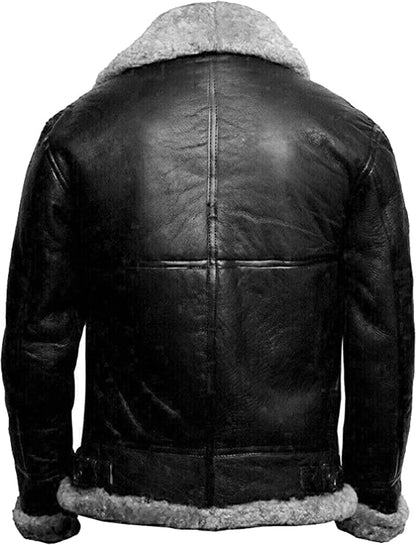 Men's Zip-Up Jacket Structured Collar