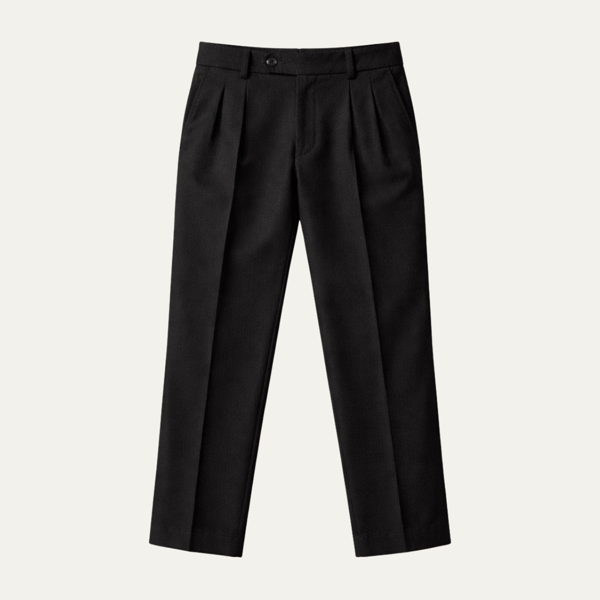 Men's Linen Summer Pants Loose Fit Lightweight Beige - VibreMode