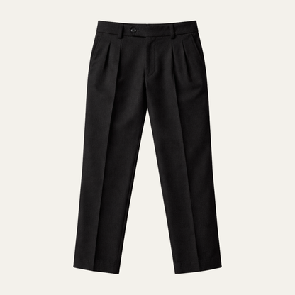 Men's Linen Summer Pants Loose Fit Lightweight Beige - VibreMode