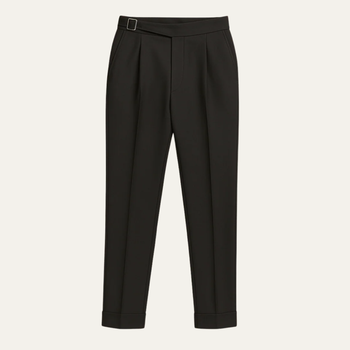 Men's High Waisted Pleated Trousers