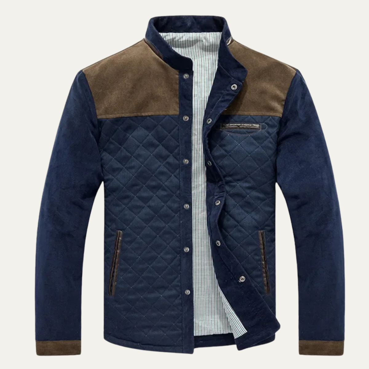 Walsingham Men's Quilted Bomber Jacket Lightweight - VibreMode