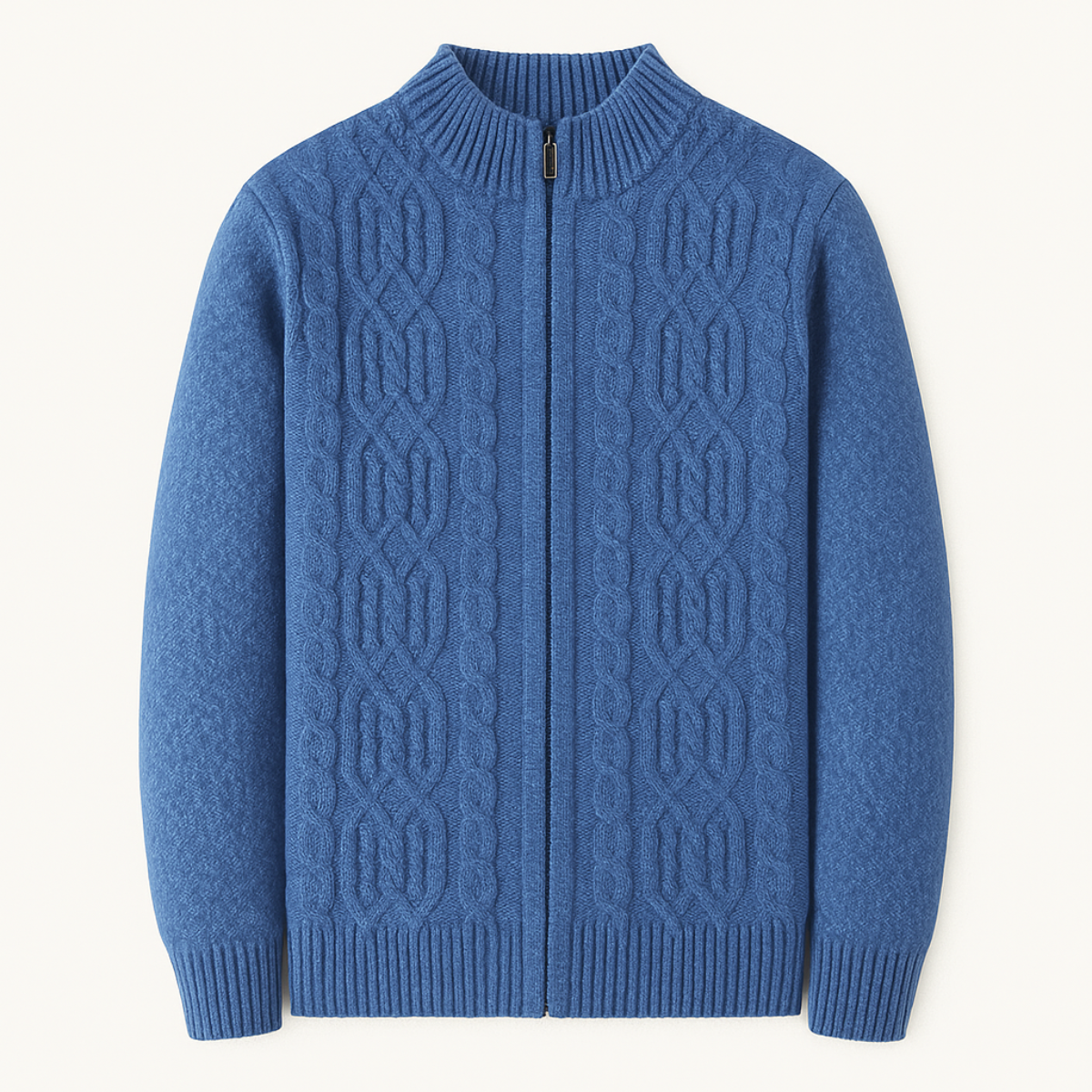 Wentworth Men's Wool Fleece Cardigan - VibreMode