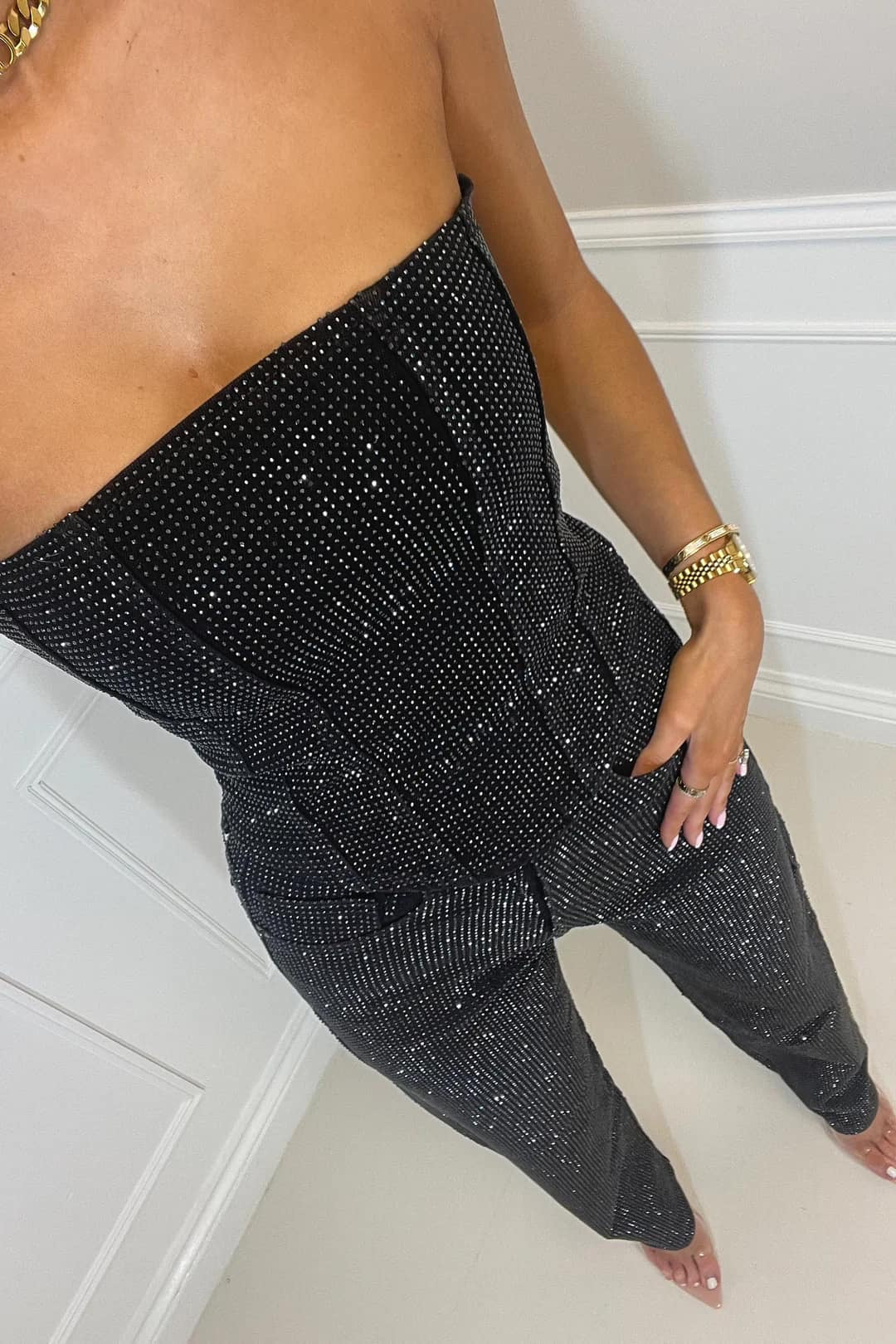 Women's Strapless Jumpsuit