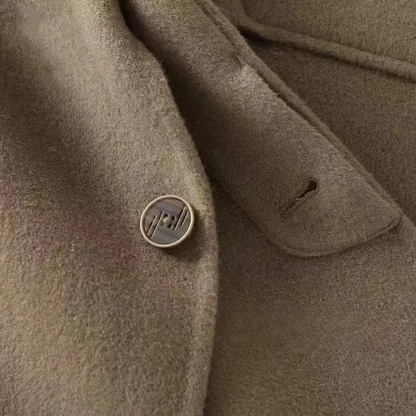 Men's Wool Lapel Jacket Thick Warm Classic