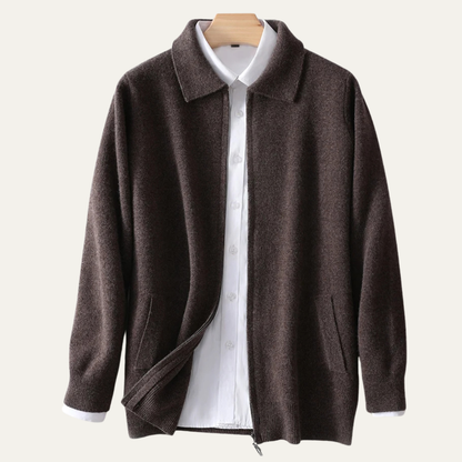 Men's Soft Wool Knit Cardigan Sweater