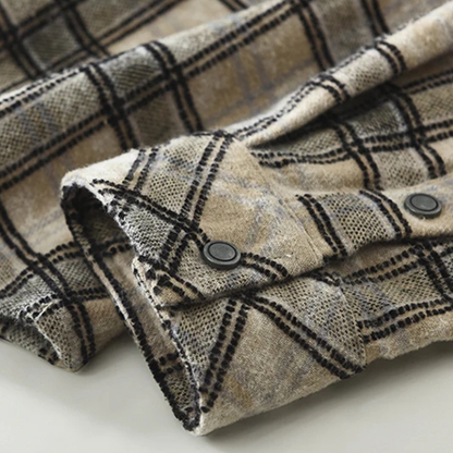 Men's Plaid Cotton Shirt Brushed Southgate