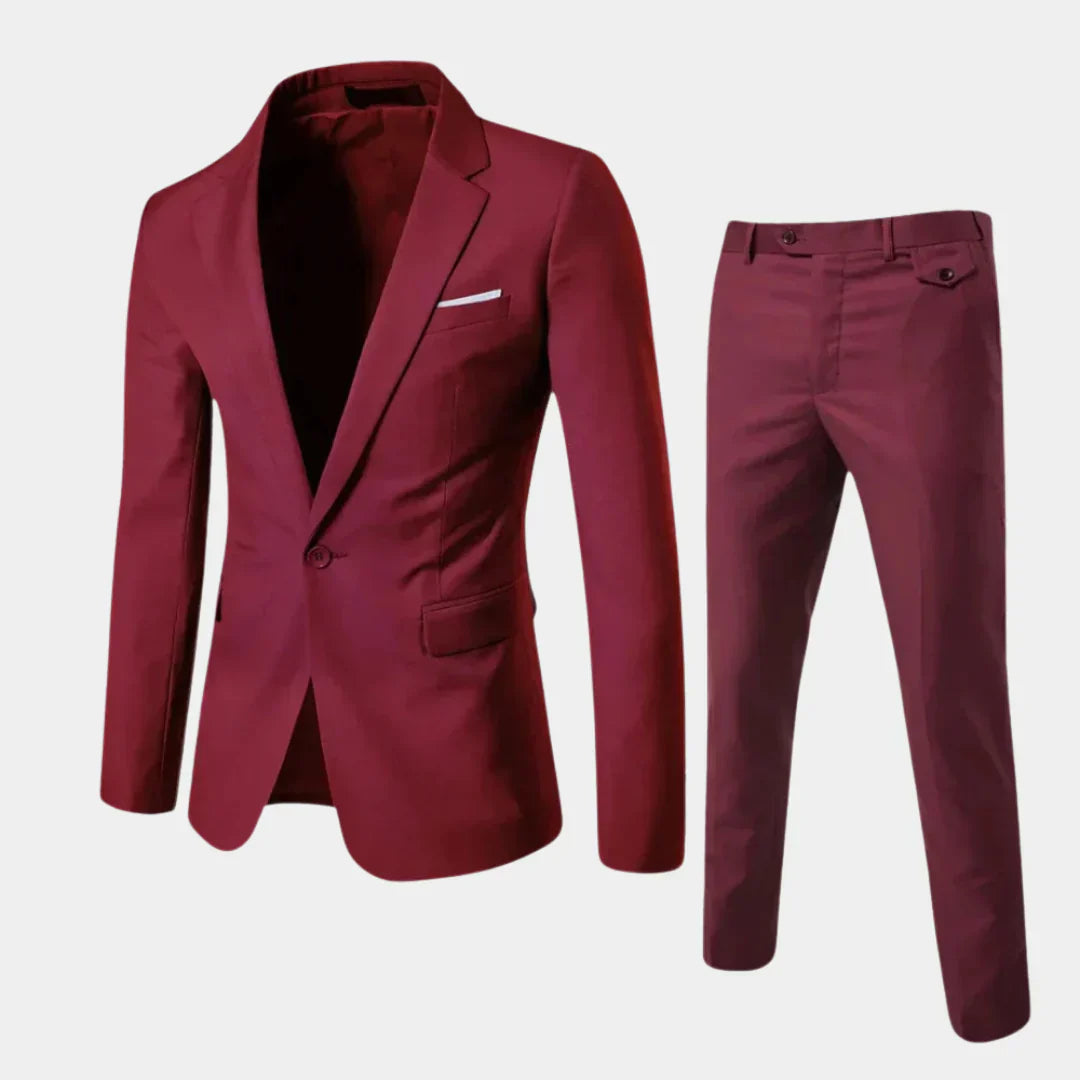 Men's 2 Piece Suit Blazer Trousers