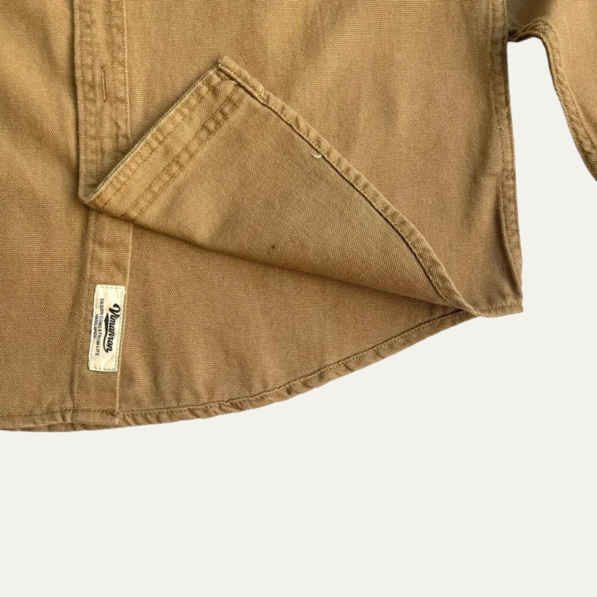 Men's Cotton Canvas Shirt Jacket