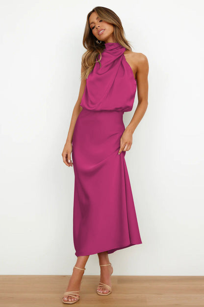 Luxurious Satin Evening Gown