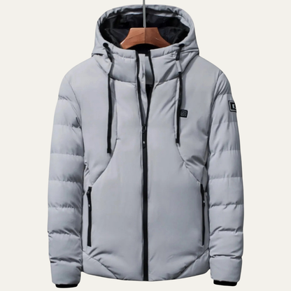 Men's Heated Down Puffer Jacket Warm
