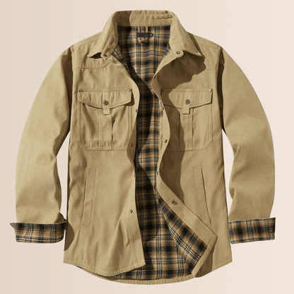 Men's Plaid Flannel Jacket