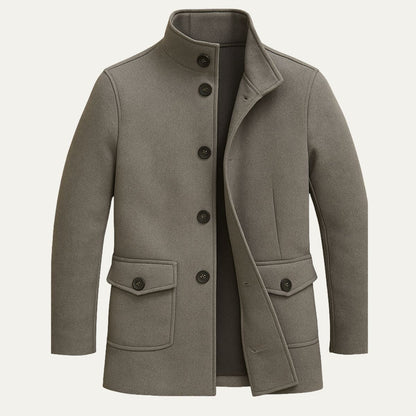 Men's Wool Tailored Overcoat