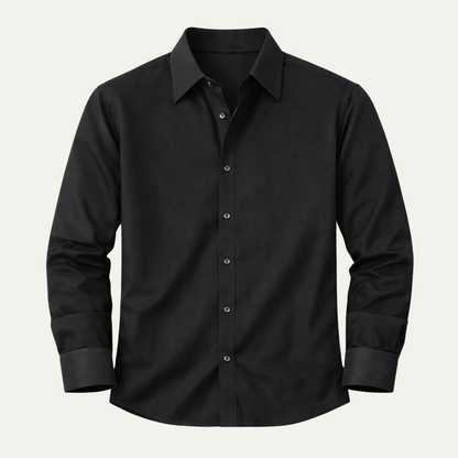 Mandello Men's Slim Fit Dress Shirt Pointed Collar - VibreMode