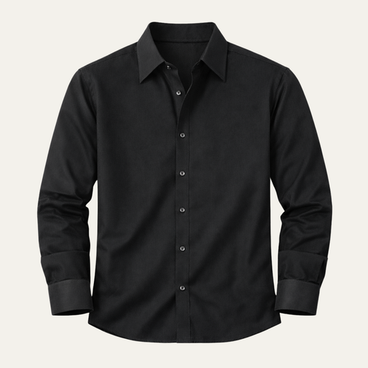 Mandello Men's Slim Fit Dress Shirt Pointed Collar - VibreMode