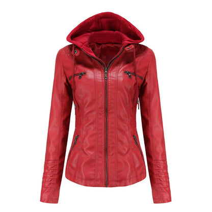 Women's Leather Summer Jacket Lightweight Brown
