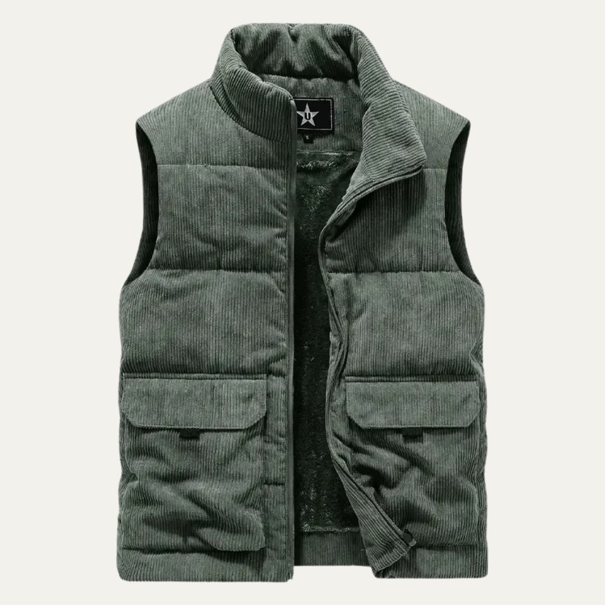Women's Wool Cotton Padded Vest
