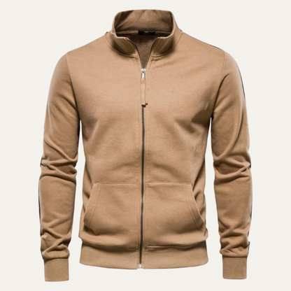 Men's Slim Fit Cotton Sweater Zip Up Casual