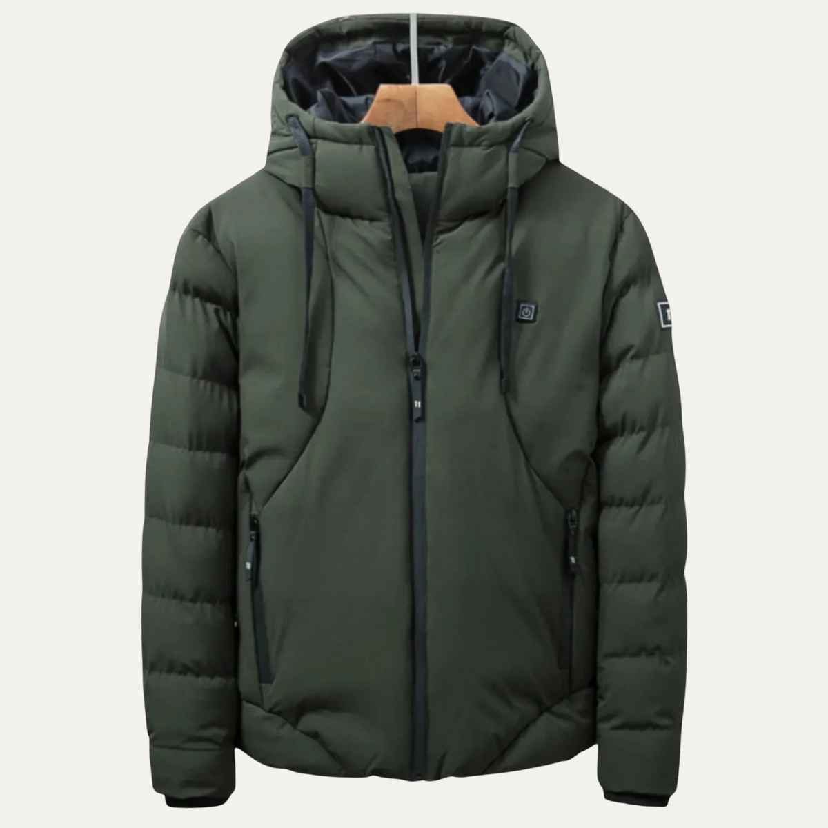 Men's Heated Down Puffer Jacket Warm
