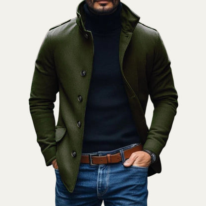 Men's Wool Tailored Overcoat