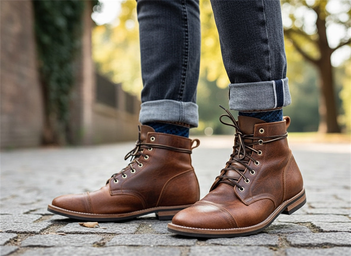 Men's Lace-Up Ankle Boots