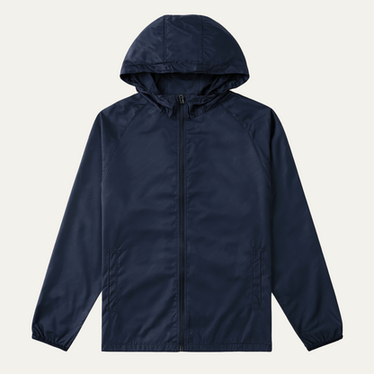 Men's Lightweight Hooded Windbreaker Jacket - VibreMode