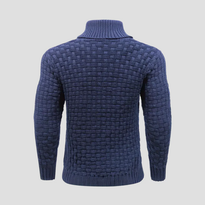 Men's Chunky Knit Button Sweater