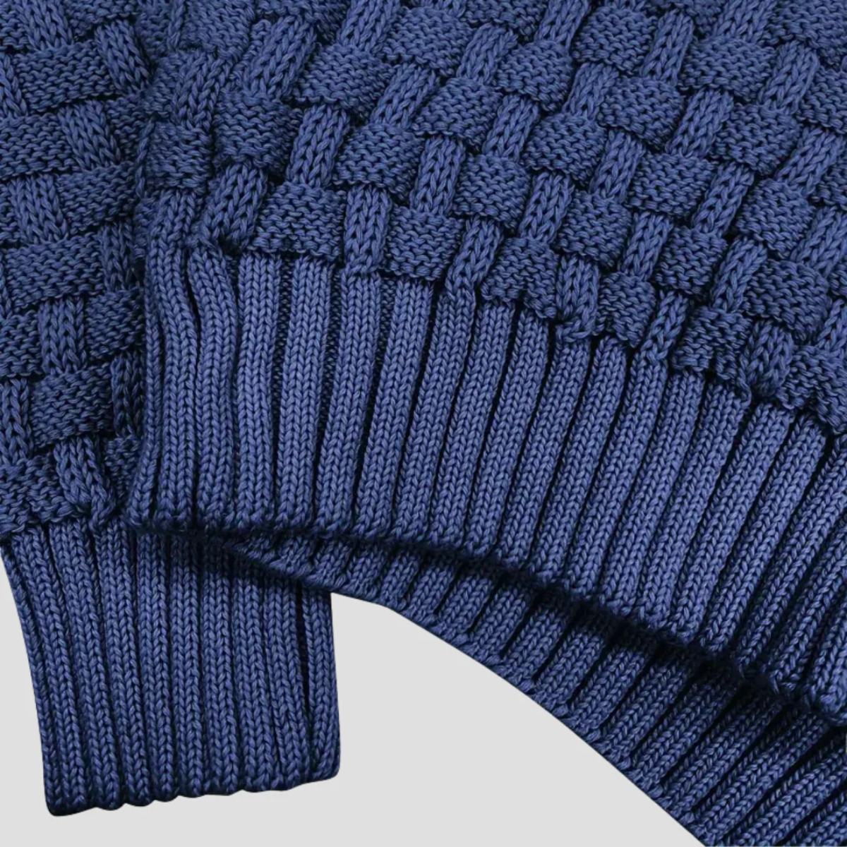 Men's Chunky Knit Button Sweater