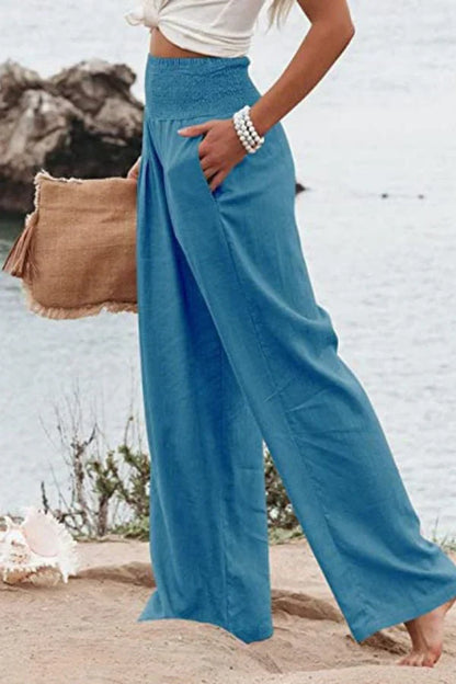 Women's Stretch Palazzo Pants