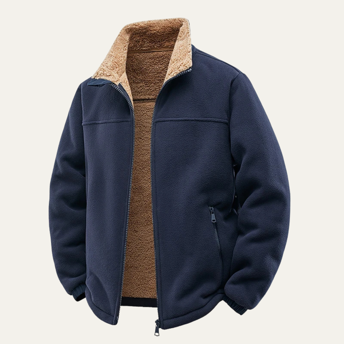 Men's Fleece Jacket Warm Casual
