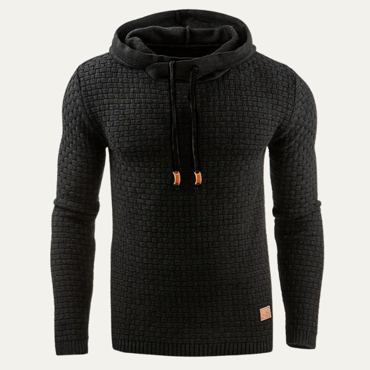 Men's Hooded Knit Sweater Warm - VibreMode
