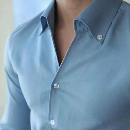 Men's Slim Fit Casual Shirt Wrinkle