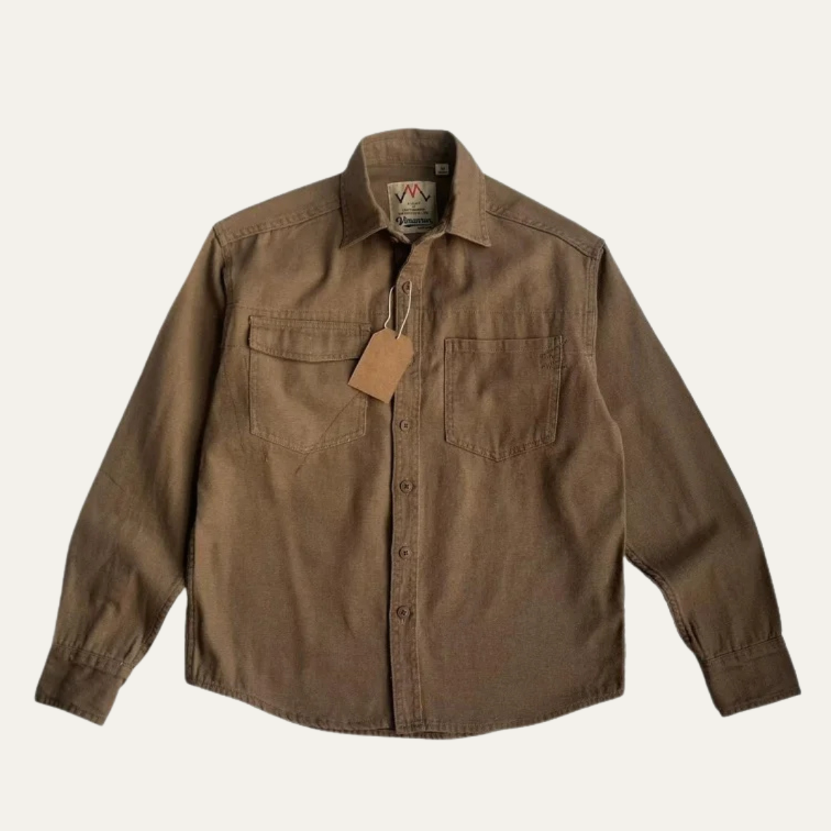 Men's Cotton Canvas Shirt Jacket
