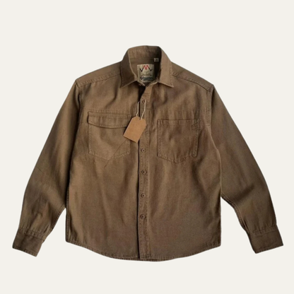 Men's Cotton Canvas Shirt Jacket