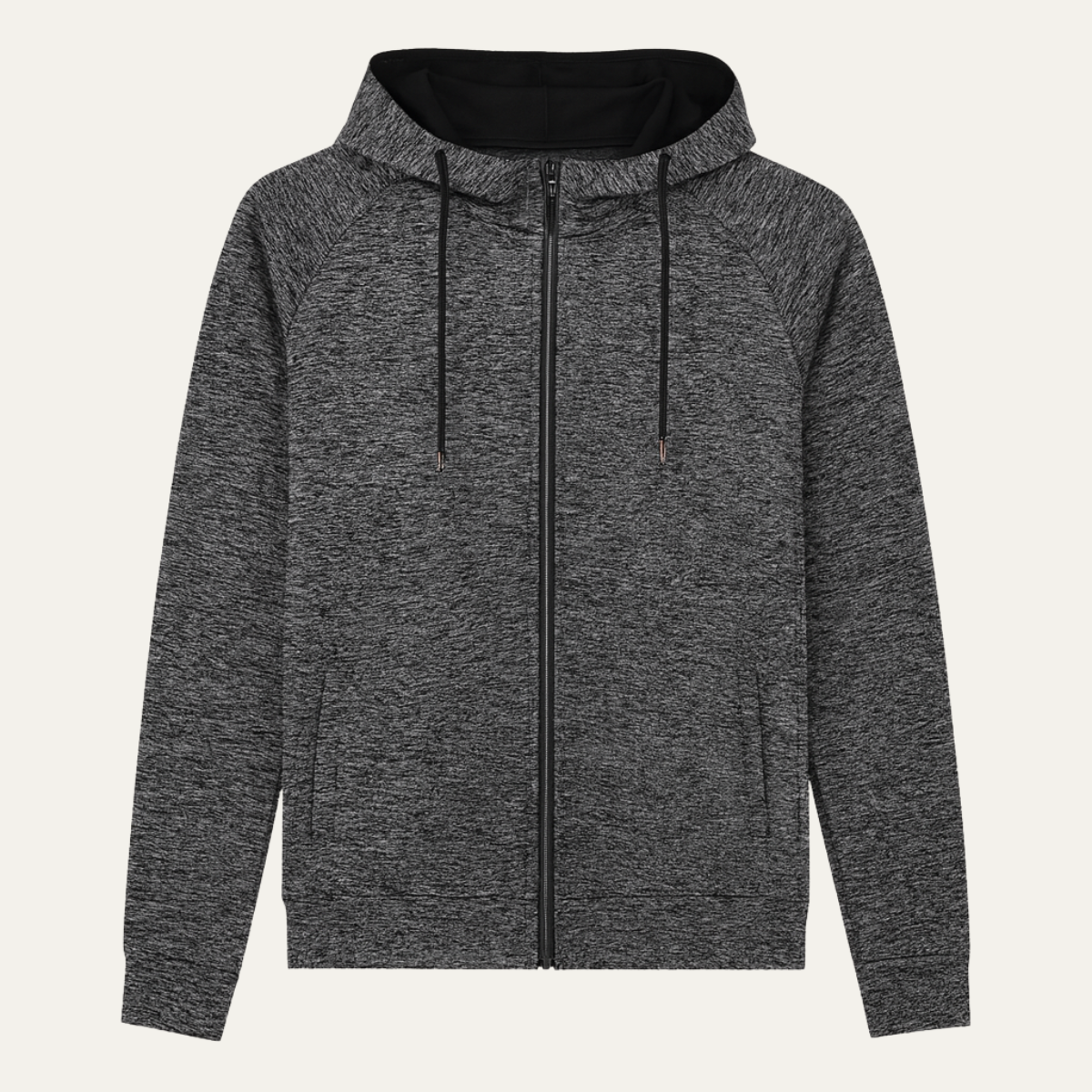 Men's Casual Hooded Zip Up Jacket - VibreMode