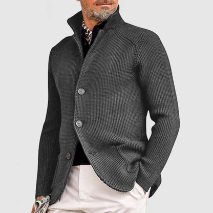 Men's Hooded Knitted Cardigan