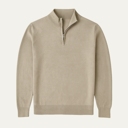 Men's Half Zip Sweater Knit Casual - VibreMode