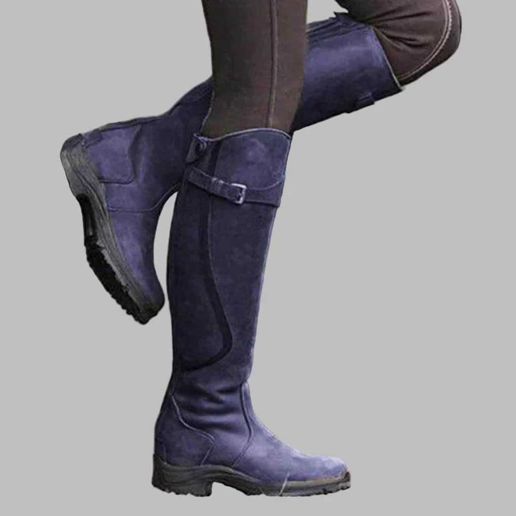 Women's Orthopedic Leather Boots Lace Up Design