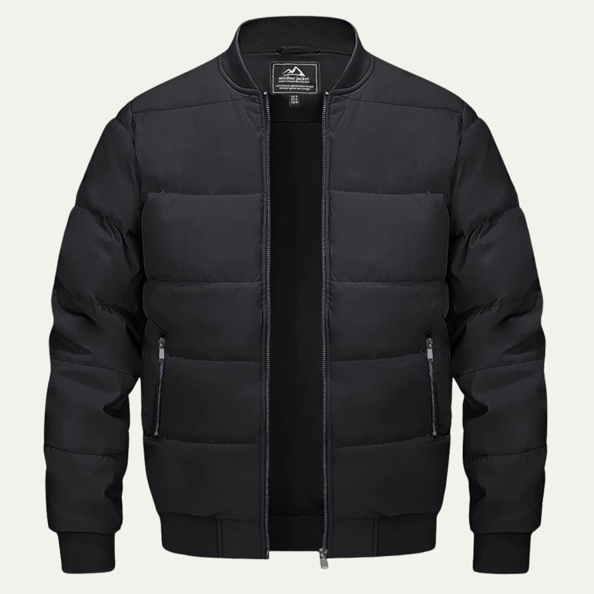 Men's Quilted Puffer Jacket - VibreMode