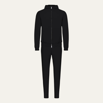 Men's Modern Lounge Wear Set Black - VibreMode