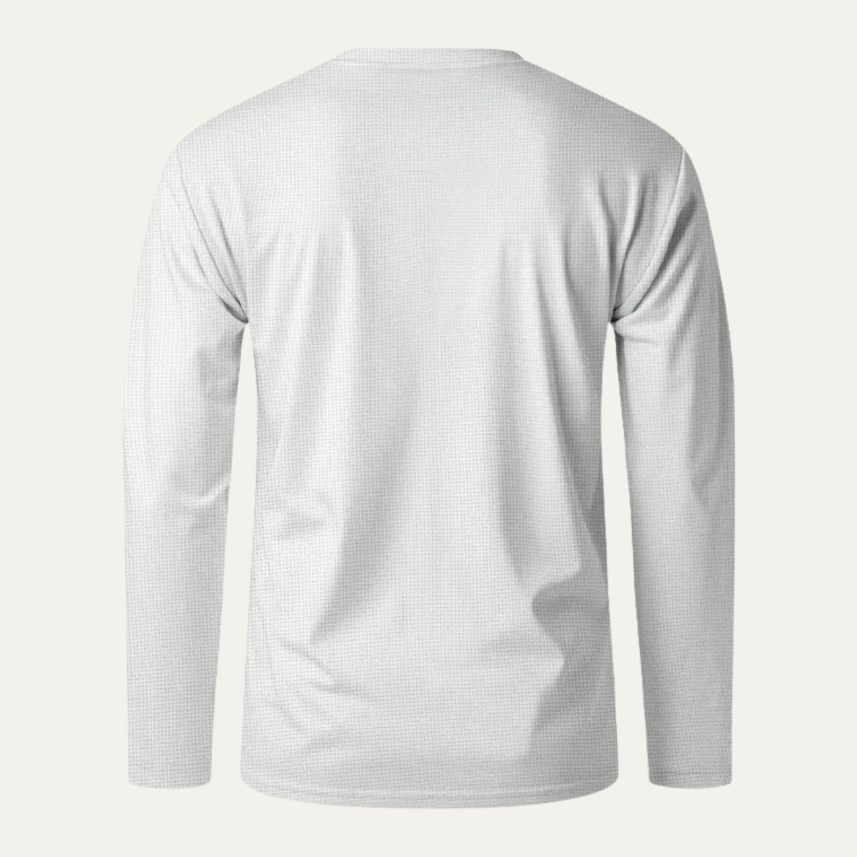 Men's Thermal Waffle Henley Shirt