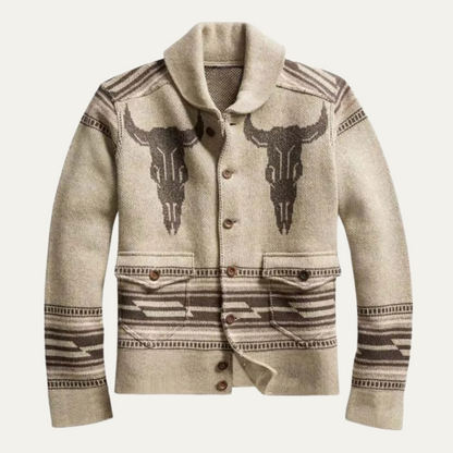 Men's Shawl Collar Cardigan - VibreMode