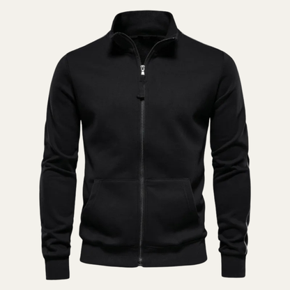 Men's Slim Fit Cotton Sweater Zip Up Casual