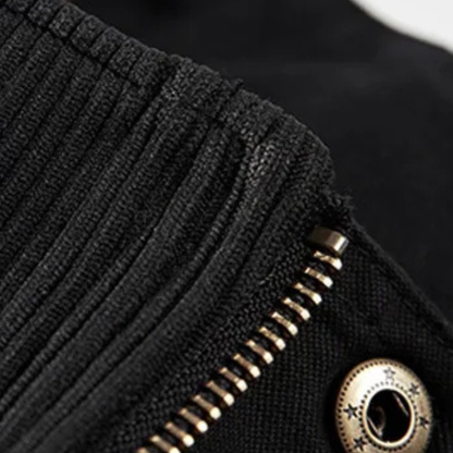 Men's Military Winter Jacket Thick Hooded Multi Pocket