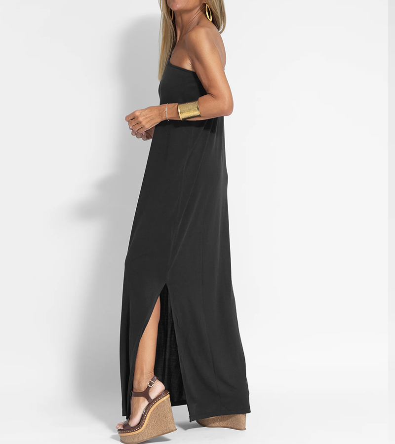 Chic Off Shoulder Floor Length Evening Dress